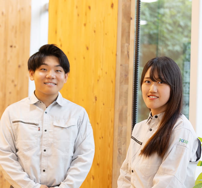 若手社員インタビューの写真